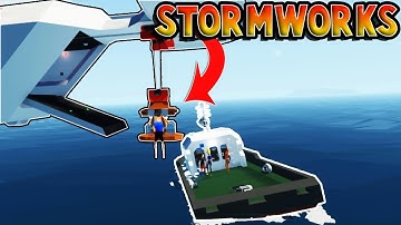 VTOL PLANE RESCUE MISSIONS! - Stormworks Build and Rescue Gameplay Roleplay - Open Sea Survival