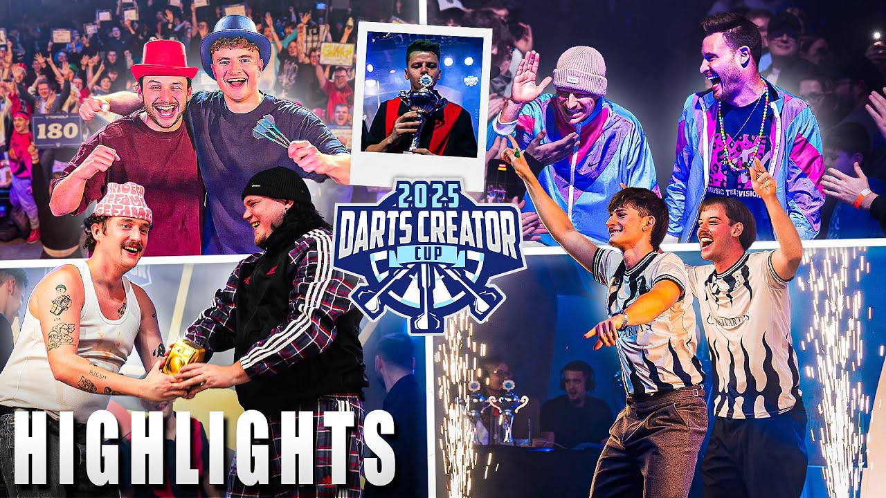 DARTS CREATOR CUP 2025 🎯🏆 180, alle Highlights, Checkouts und lustige Momente!