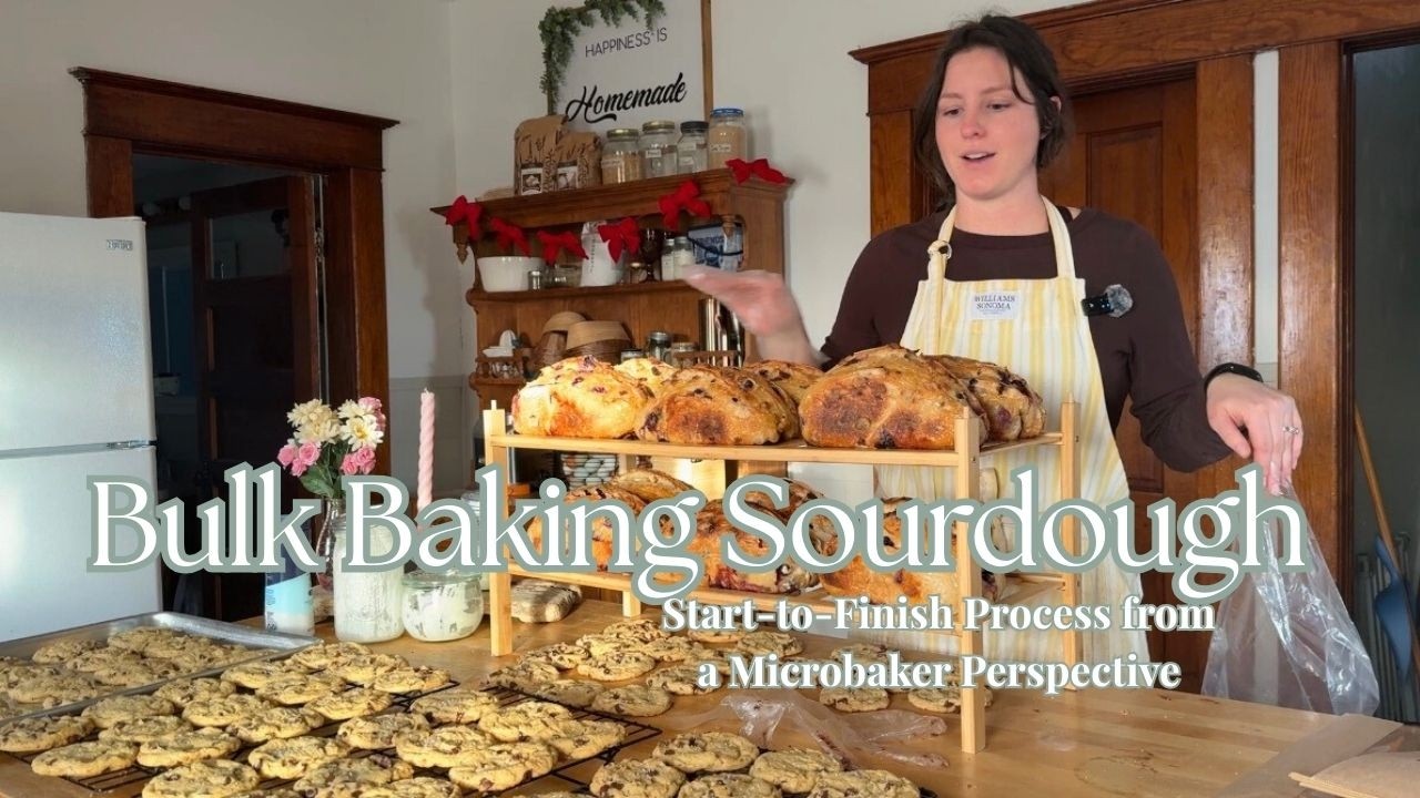 Выпечка хлеба на закваске в больших количествах | Метод выпечки хлеба в форме для выпечки, печень...