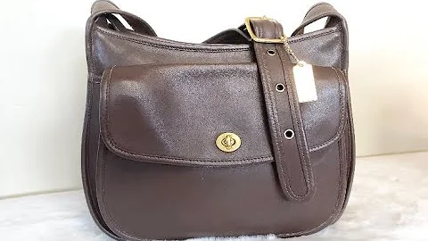 Admiring Vintage Coach Taft Bag that I Restored