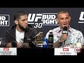 Islam Makhachev vs. Dustin Poirier Press Conference Highlights UFC 302