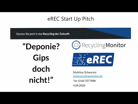 Start-Up Pitch: News aus der Branche: RecyclingMonitor (Matthias Schwarzer)