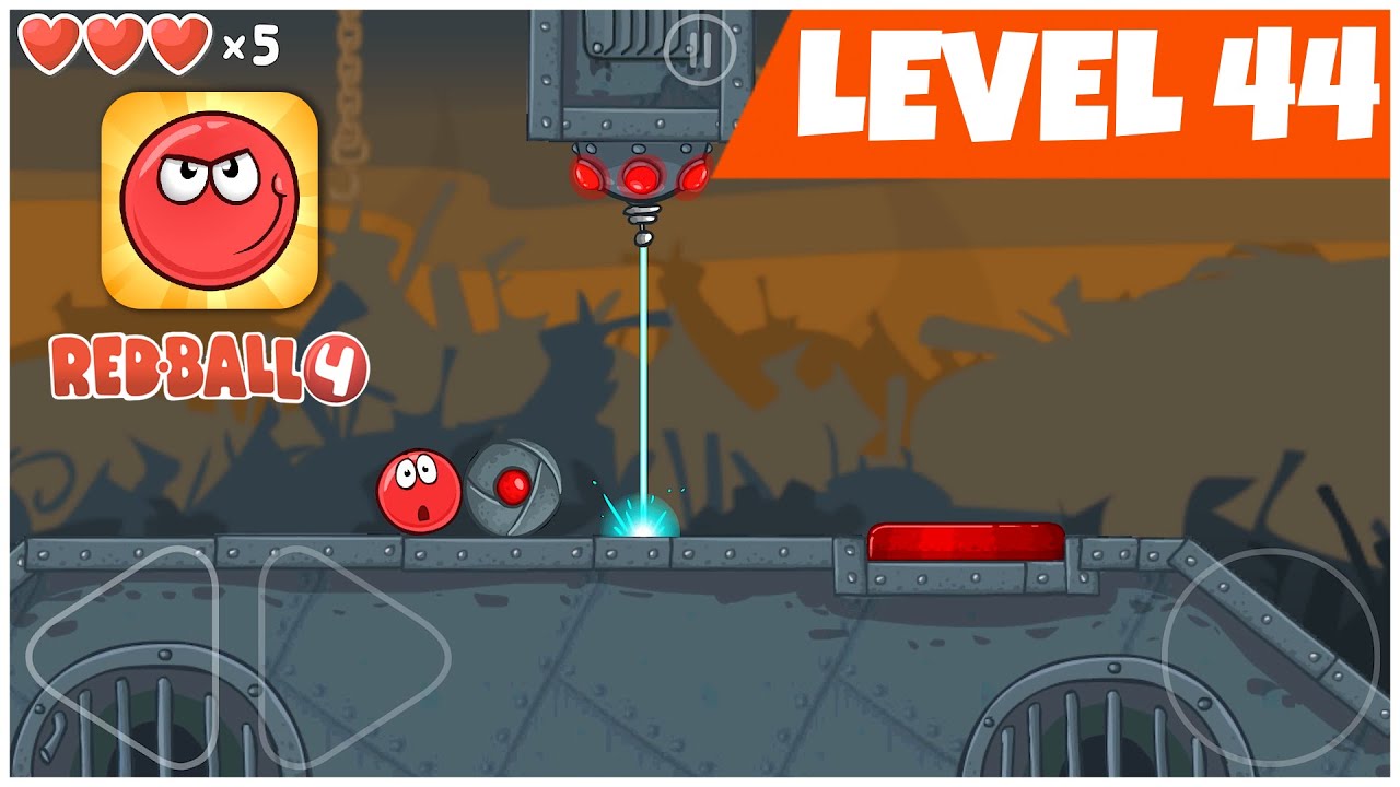 Red Ball 4 - Level 44 Walkthrough - Level 44 Box Factory - YouTube