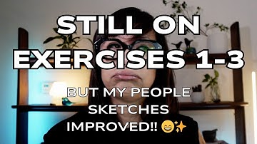 How I’m Actually Learning to Draw, Slowly by Surely | Progress Update Exercises 1, 2 & 3