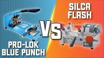 Pro-Lok Blue Punch vs. Silca Flash  | Key Cutting Machine Battle SMACKDOWN