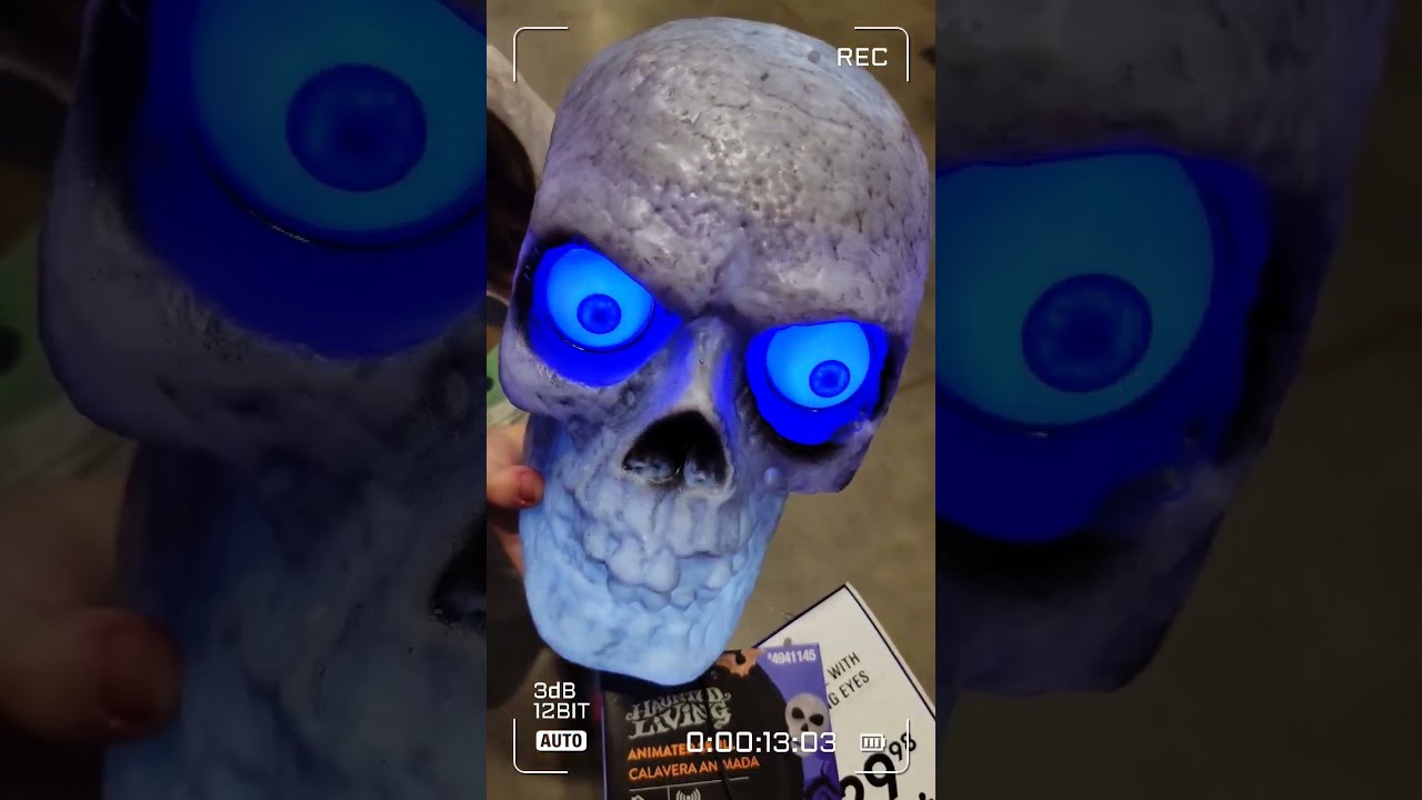 Lowes Halloween Animated Skull! #shorts
