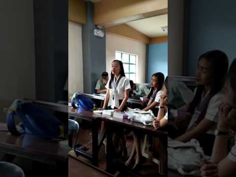 Girl sings bisaya