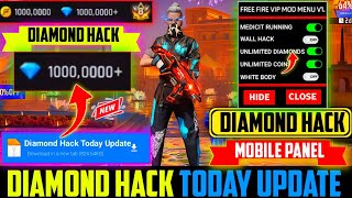 FREE FIRE NEW DIAMOND HACK || FF NEW MOD MENU APK || UNLIMITED DIAMOND SCRIPT || FREE FIRE HACK