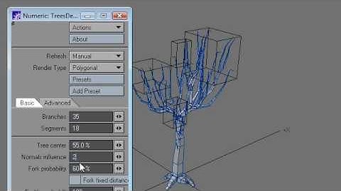 LightWave plugin - TreesDesigner