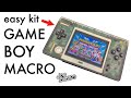 Game boy advance macro kit full tutorial  easiest way to build a gba from a broken ds lite