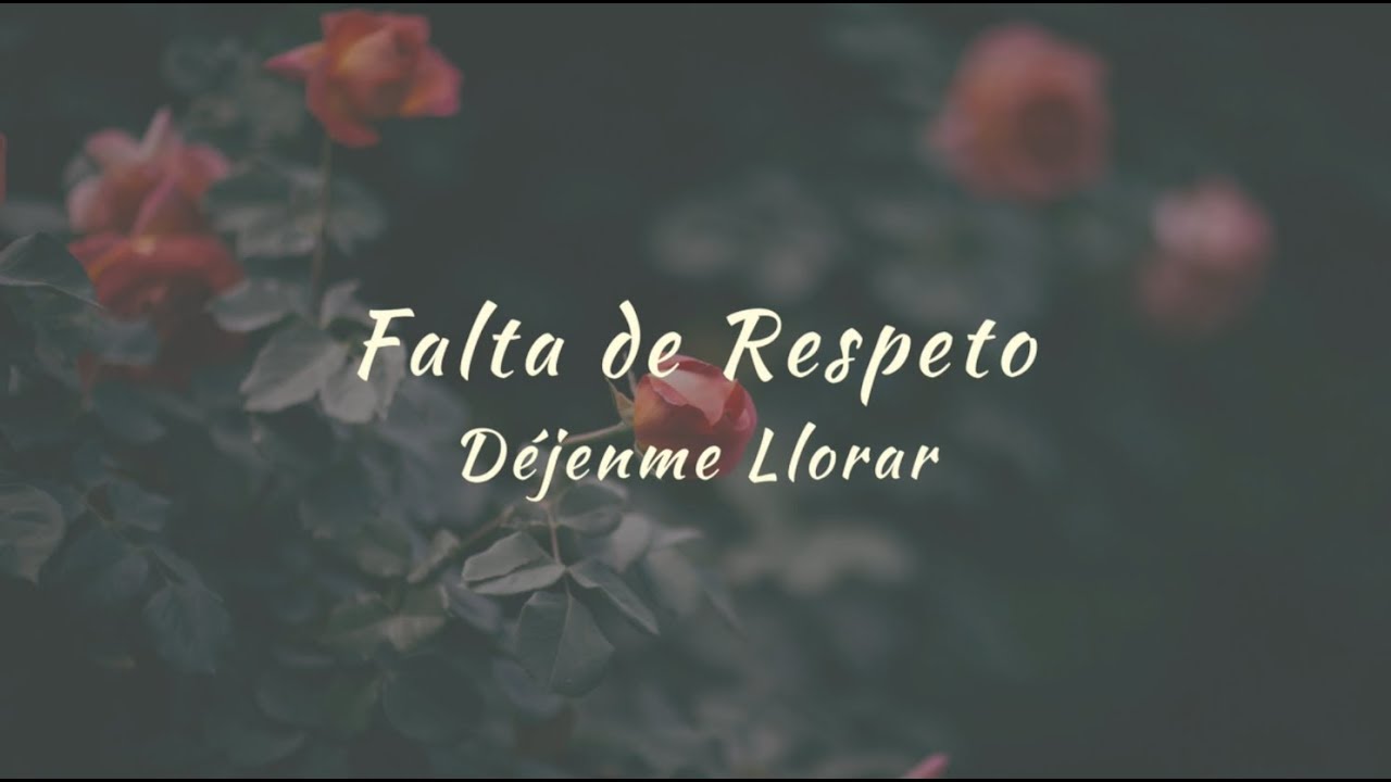 Falta de respeto