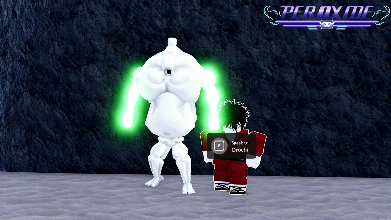 Beating Orochi Using An Adjucha | Peroxide (Roblox)