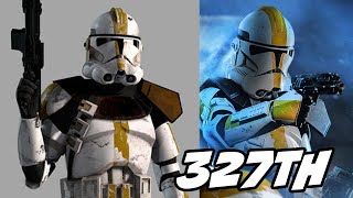 Yellow Clone Troopers in Clone Wars Explained - 327th Corps!