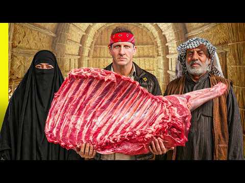 ¡Comiendo el animal prohibido de Irak!