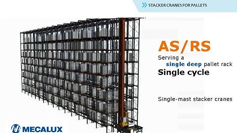ASRS, single cycles for stacker cranes | Mecalux