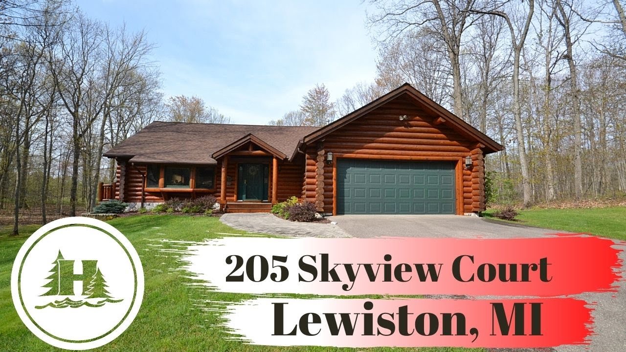 SOLD - Northern Michigan homes for sale - 205 Skyview Court - Lewiston Michigan