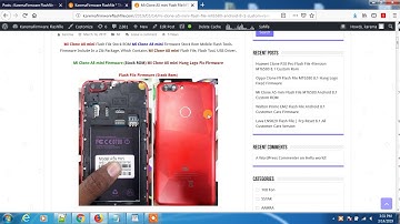 Mi Clone A5 mini Flash File MT6580 Android 8 1 Custom ROM