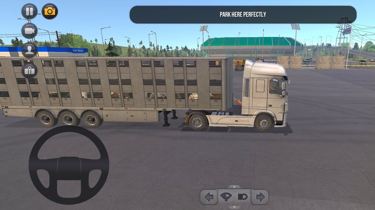 Truck simulator : ultimate! Animal load! Mercedes-Benz truck!