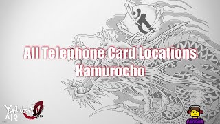 Yakuza 0 (Zero): All Telephone Card Locations - Kamurocho