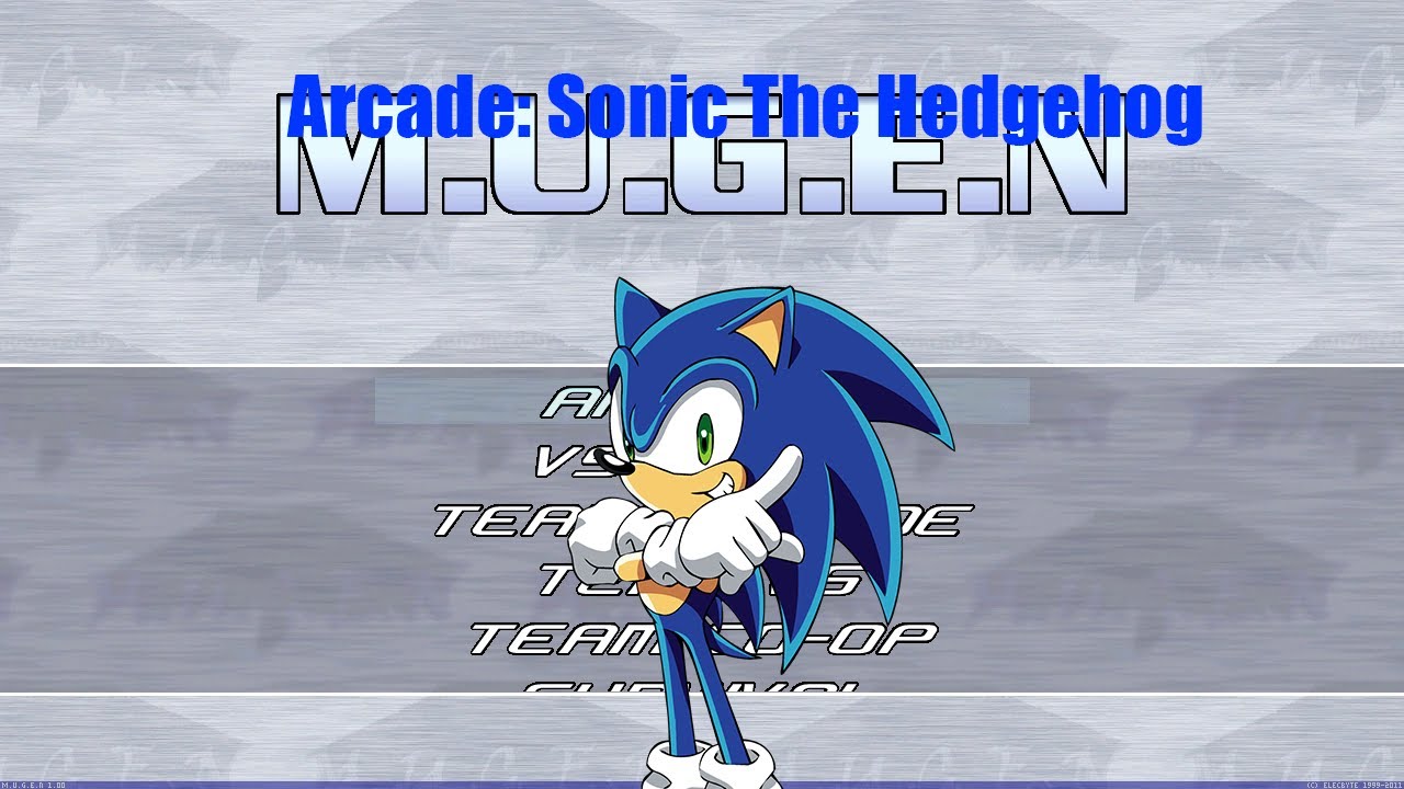 MUGEN  56   Arcade Mode Sonic The Hedgehog Sonics 32nd Birthday Special