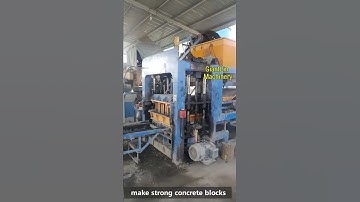 QT8-15 big scale automatic concrete block cmeent interlock pavement brick production line
