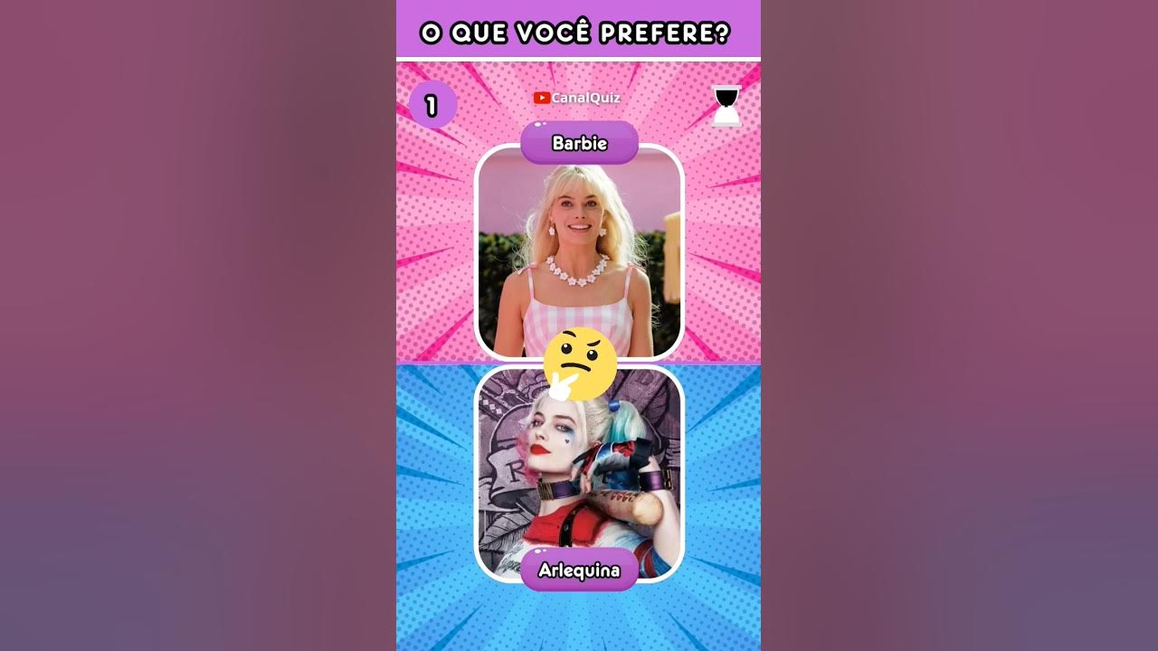 🔁O QUE VOCÊ PREFERE? ☂️ WANDINHA vs BARBIE 🎀, jogo das escolhas