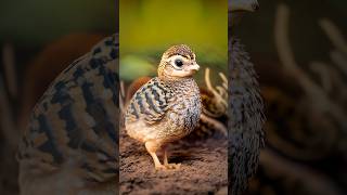 Why Baby Quails Must Need To Eat Insects? 😱🐥 #shorts