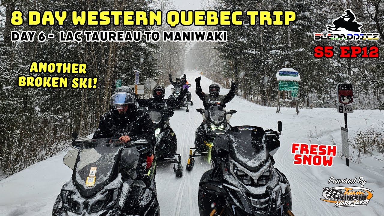 Western Quebec Trip | Day 6 | Lac Taureau to Maniwaki | Another Broken Ski!