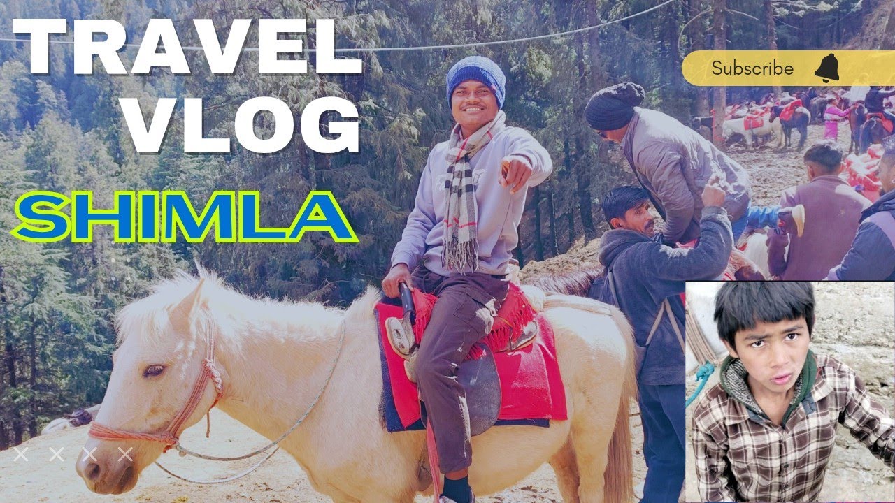 TRAVEL VLOG II shimla to kufri [ MASTI TIME ]