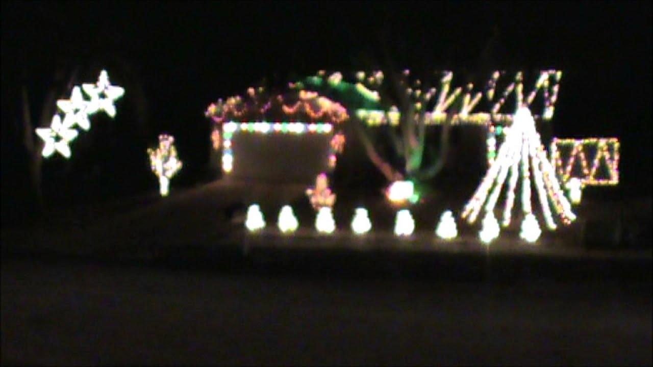 "Jingle Bells" Mayberry's Christmas Light Show 2012 YouTube