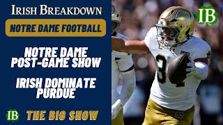 Notre Dame Post-Game Show: Irish Dominate Purdue To Stay Unbeaten screenshot 1