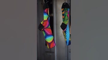 Personalized customization! Use a socks printer to create your own polyester socks#s