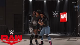 WWE 2K22 RAW NIKKI CROSS ATTACKS RUBY SOHO DURING HER INTERVIEW