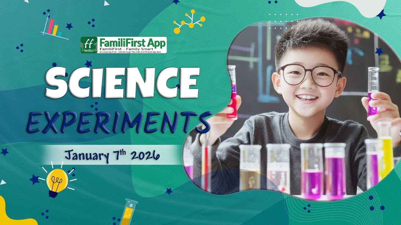 Family Life Skills Calendar - January 7th, 2026 - Science Experiments