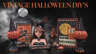 VINTAGE HALLOWEEN DIY'S - GLAM WITCH - VINTAGE WITCH BOOT - THRIFTED HALLOWEEN FLIPS
