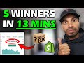 Finding 5 Winning Products in 13 Minutes [LIVE TUTORIAL]