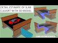 ESTIMATION OF SLAB CULVERT WITH 3D MODEL