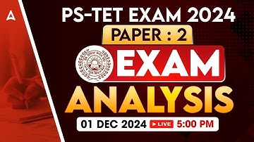 PSTET Exam Analysis ( 1 December 2024 ) | PSTET Paper 2 All Asked Questions And Answers