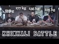 Khinkali BATTLE! Who will eat more? Кто больше съест?