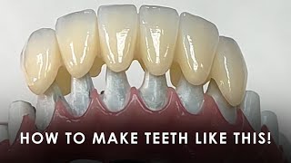 How to make teeth like this