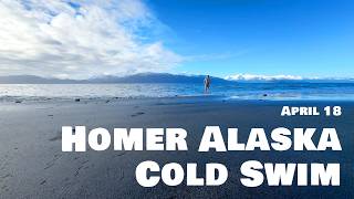 Homer Alaska Cold Swim, April 18 2026