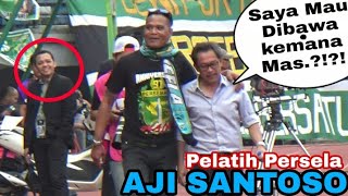 dirijen bonek datangi pelatih persela aji santoso dan ini yg terjadi respect persebaya vs persela