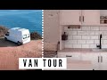 VAN TOUR - Young Couple Builds Low Budget DIY Campervan | Vanlife
