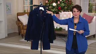 Isaac Mizrahi Live! Suede Motorcycle Jacket with Printed Lining on QVC
