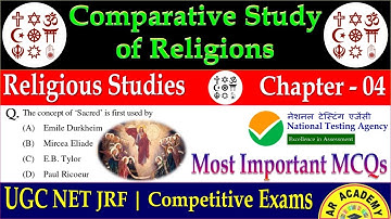 Religious Studies MCQs | Comparative Study of Religions | UGC NET JRF | World Religions | Chapter-04