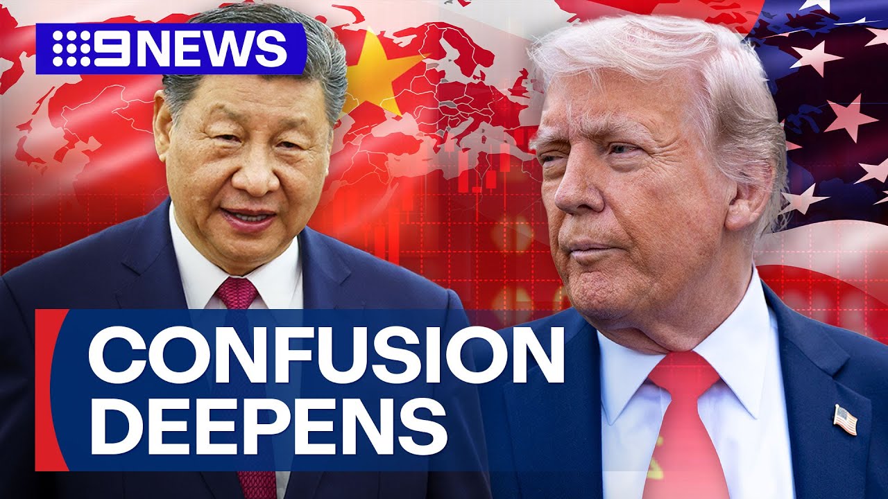 Confusion grows over Trump's trade war with China | 9 News Australia