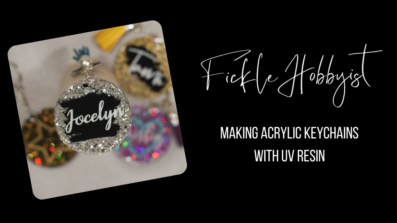 Making Acrylic Keychains with UV Resin