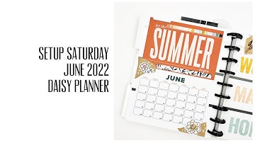 June Planner Setup: Cocoa Daisy Daisy Planner