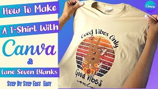 How to make a Graphic T-Shirt using Canva & bring your designs to life! Easy steps Start to Finish! screenshot 1