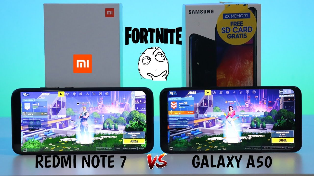 Redmi Note 7 Vs A50